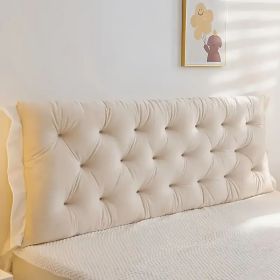 Headboard Pillow  Length 1m, 3 colors (Color: Beige)